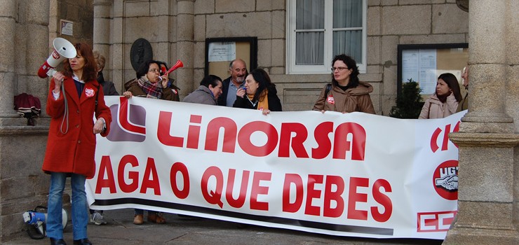 Linorsa pagou xa o salario de febreiro ás súas traballadoras