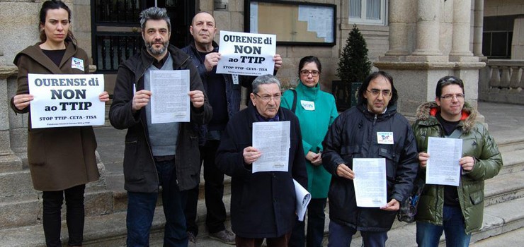 Campaña contra o TTIP en Ourense