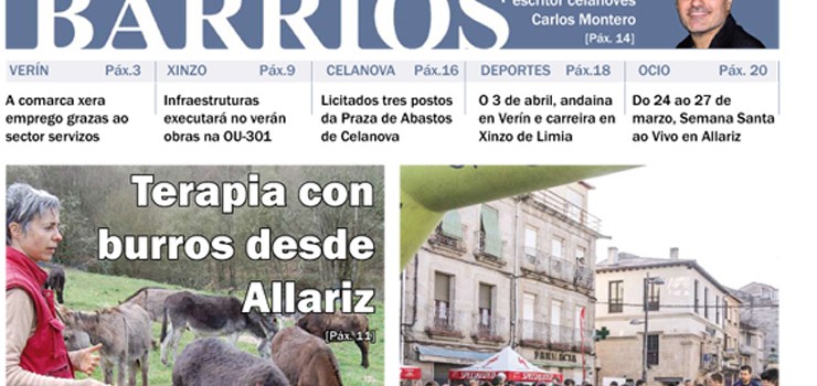 Publicado o número de marzo de Barrios