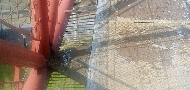 O Concello de Ourense denunciará os actos vandálicos nas obras da pasarela do Barbaña