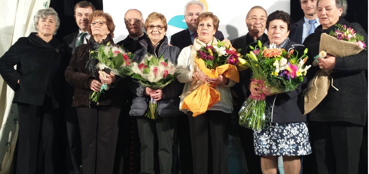 Los trabajadores de la Fundación San  Rosendo festejan su patrón en Laias