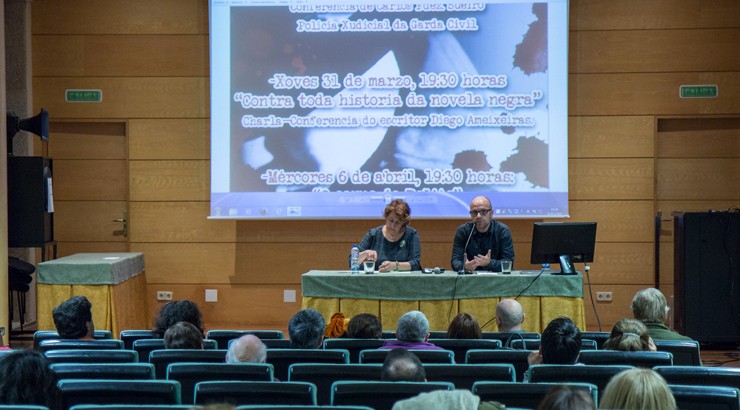 “O corpo do delito”, terceira conferencia do 2ª Ciclo de Novela Negra de Verín