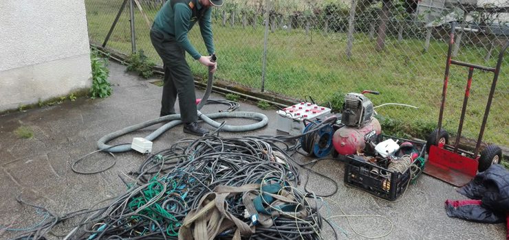 Detenidos los presuntos autores de un robo en una cantera en Toén