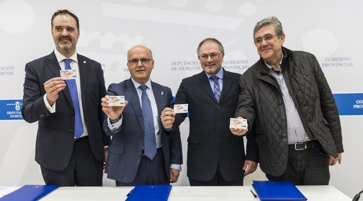 A Deputación de Ourense asina con ABANCA e co Colexio de Farmacéuticos senllos convenios de apoio á natalidade