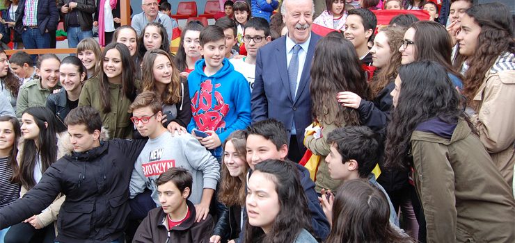 Vicente del Bosque, en Maceda