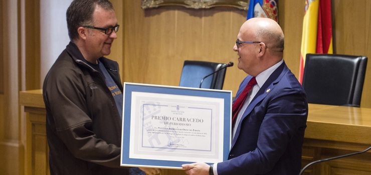 Santiago Jaureguízar recibe o XXVI Premio de Periodismo “Xosé Aurelio Carracedo”