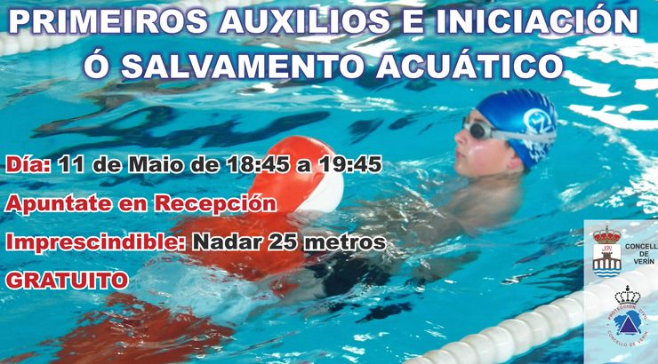 Xornadas ‘Primeiros auxilios e iniciación ao salvamento acuático’ na Piscina Climatizada de Verín