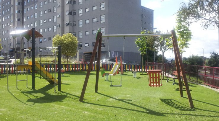 Reapertura do parque infantil da estación de autobuses