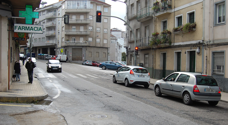 Infraestruturas inicia a reparación de dous treitos da estrada da Granxa