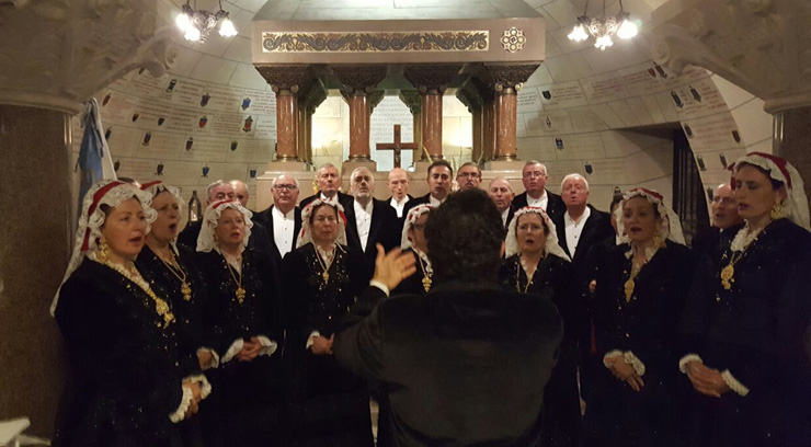 Unha inscrición recorda a diocese de Ourense na Basílica de San Martiño de Tours