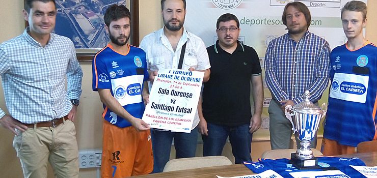 O Sala Ourense preséntase ante a súa afección nun partido co Santiago