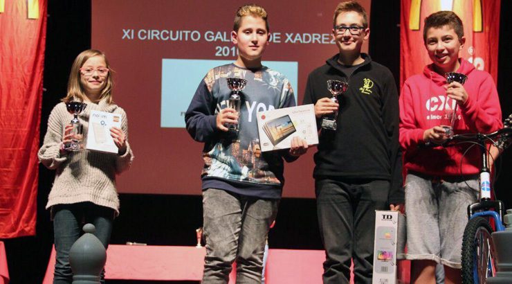 O Club Xadrez Ourense, club máis galardoado en 2016
