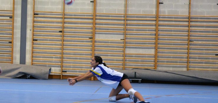 Concentración de deporte escolar de voleibol