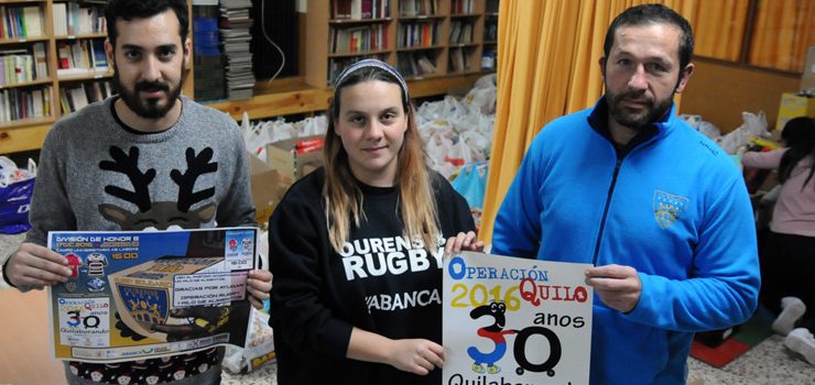 O Campus Ourense Rugby coa Operación Quilo