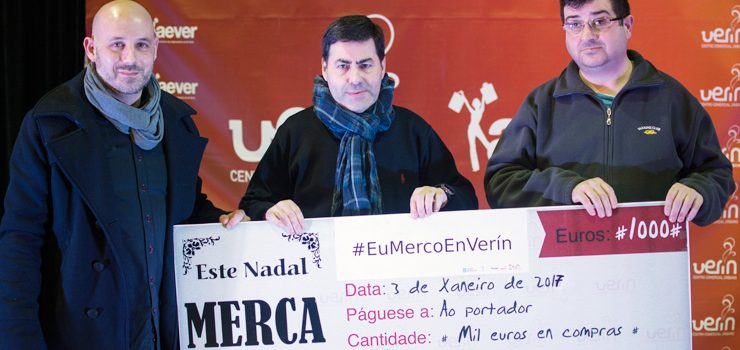 O premio “Este Nadal merca en Verín”, para Miguel Vega