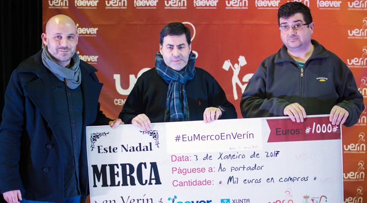 O premio “Este Nadal merca en Verín”, para Miguel Vega