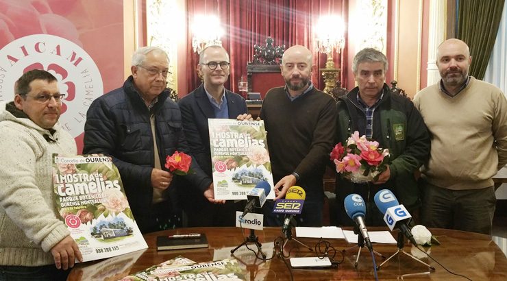 Exposición de Camelias no Botánico de Montealegre