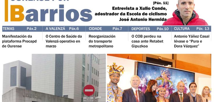 Publicado o número de xaneiro do Ourense por Barrios