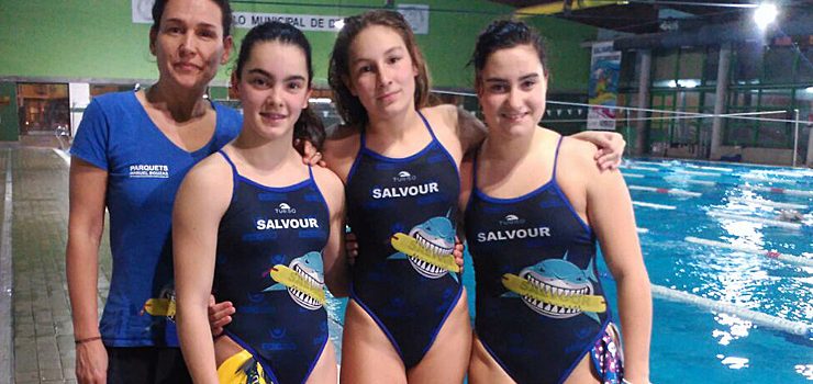 Tres ourensanas en el campeonato de España cadete de salvamento