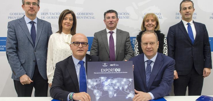 A Deputación de Ourense e a CEO impulsan a internacionalización das empresas de Ourense co Plan “Exportou”
