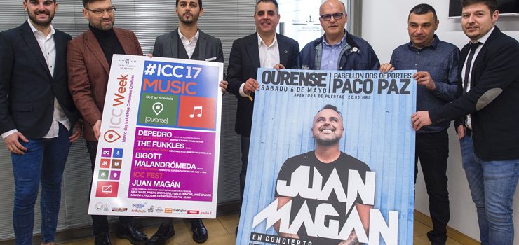 Juan Magán, DePedro, Bigott e Malandrómeda encabezan a proposta musical da ICC Week