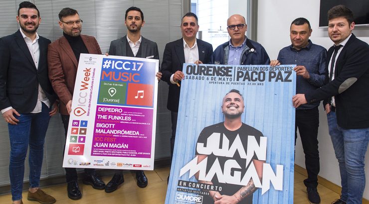 Juan Magán, DePedro, Bigott e Malandrómeda encabezan a proposta musical da ICC Week
