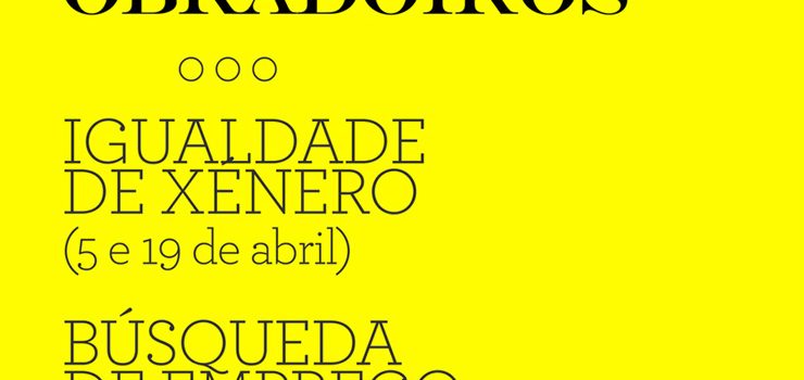 Dous obradoiros en Castros para abril e maio