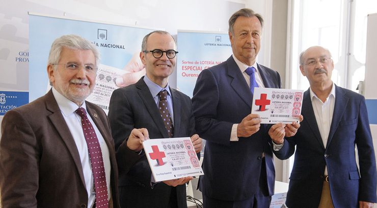 Ourense repartirá os premios do Sorteo especial «Cruz Vermella» de Lotaría Nacional