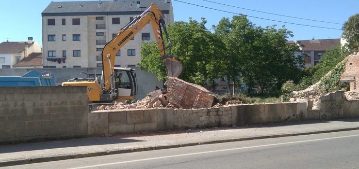 Remata a demolición do antigo edificio de Obras Públicas situado na Avenida de Castela