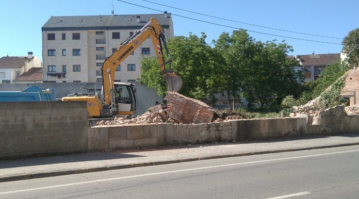 Remata a demolición do antigo edificio de Obras Públicas situado na Avenida de Castela