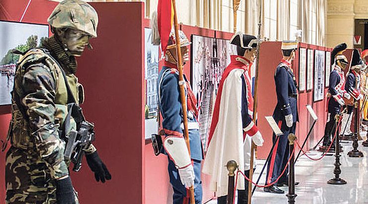 La Guardia Real, de exposición en Ourense