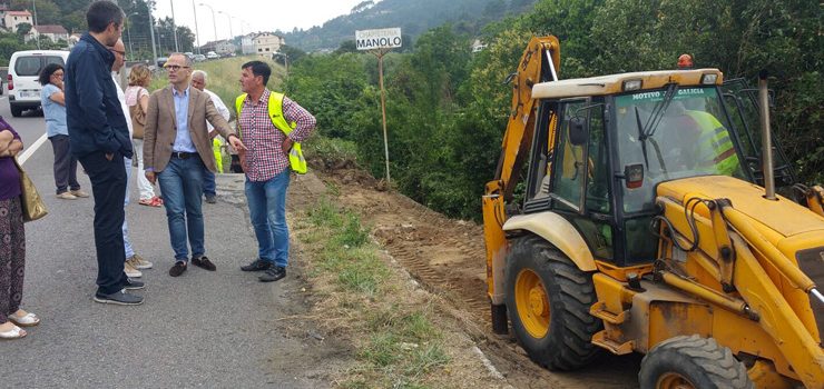 Comezan as obras de mellora do acceso a Rabo de Galo