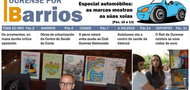 Publicado o número de maio do Ourense por Barrios