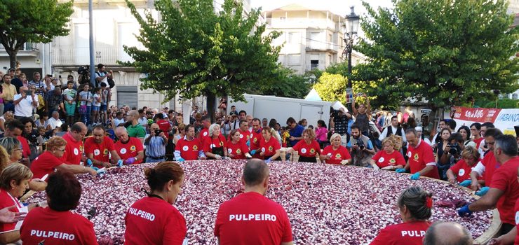 A tapa xigante, antesala da Festa do Pulpo