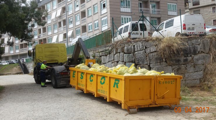 La Confederación del Miño-Sil retira más de una tonelada de basura del río Barbaña