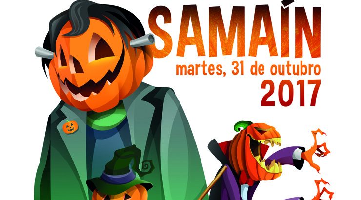 O cartel do Samaín’17, obra do deseñador gráfico castellonense Juan Diego Ingelmo