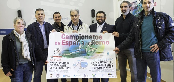 700 deportistas, nos campionatos de España de Remo en Castrelo de Miño e Ribadavia