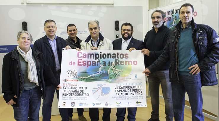 700 deportistas, nos campionatos de España de Remo en Castrelo de Miño e Ribadavia