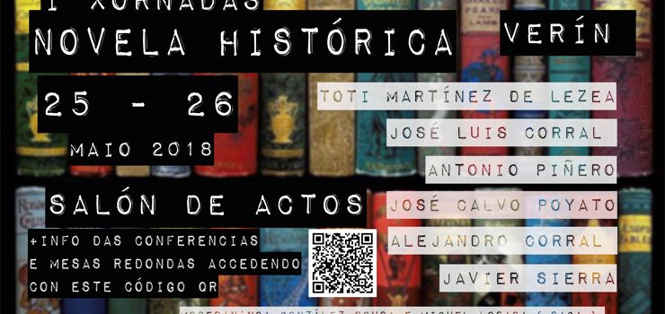 As Xornadas de Novela Histórica de Verín contarán con Javier Sierra