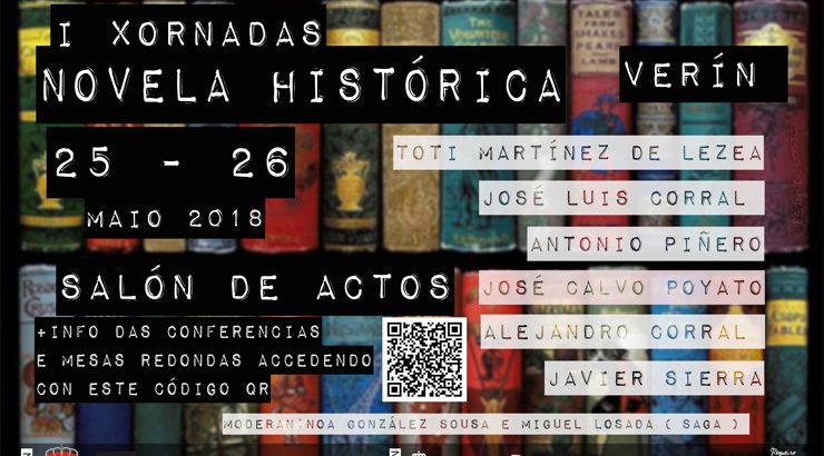 As Xornadas de Novela Histórica de Verín contarán con Javier Sierra