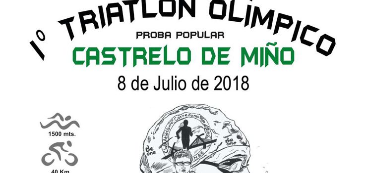 Primeiro triatlón Olímpico de Castrelo de Miño