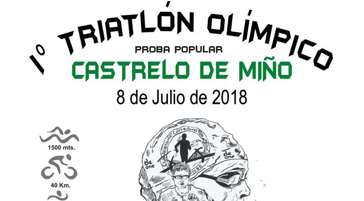 Primeiro triatlón Olímpico de Castrelo de Miño