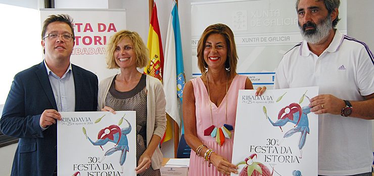 A Xunta firma un convenio para apoiar á Festa da Istoria de Ribadavia