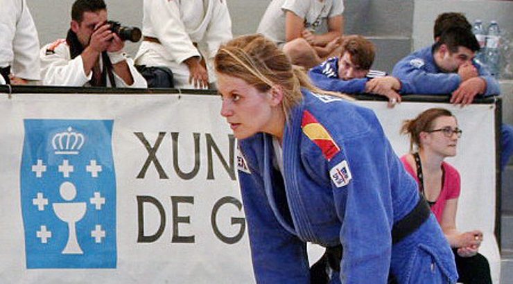 Ana Fernández Morais, única representación ourensana en la Liga de judo