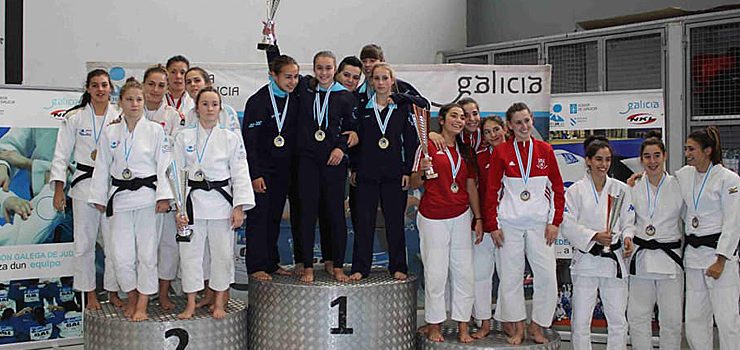 Bitácora y Baixo Miño campeones de la Liga de Judo