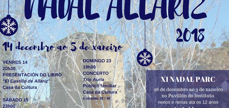 Actividades variadas no Nadal de Allariz