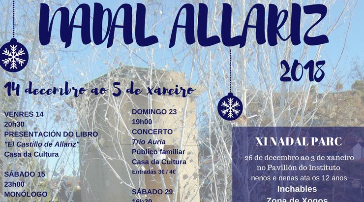 Actividades variadas no Nadal de Allariz