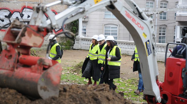 A reforma da Alameda da Ponte estará lista para primavera