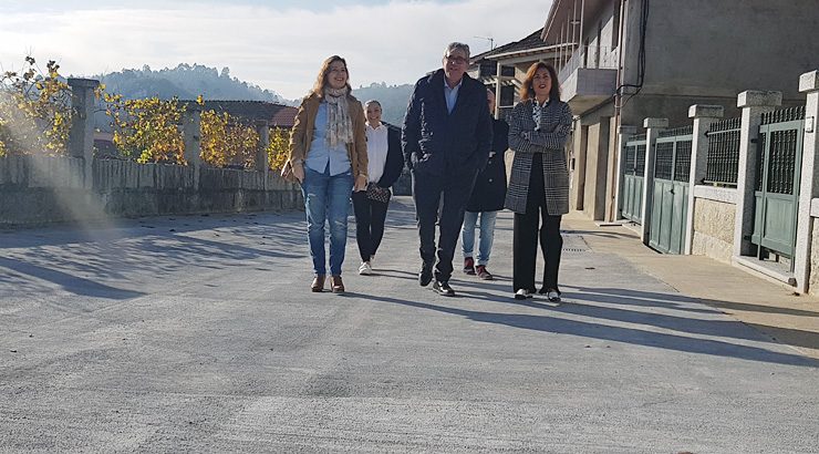 A Xunta acondiciona a rúa Prado de Leiro