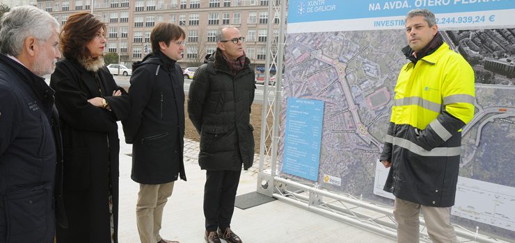 A Avenida Otero Pedrayo, renovada a finais de marzo